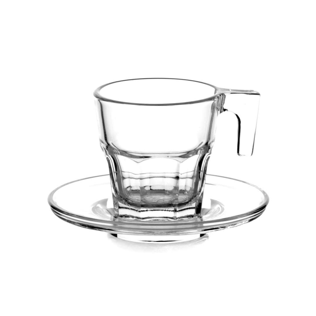 Chávena de café em vidro com pires by hôma, photo 1