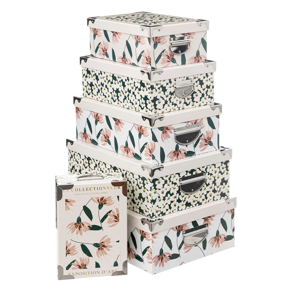 Conjunto de 6 caixas de arrumação COLLECTOR by hôma, photo 1