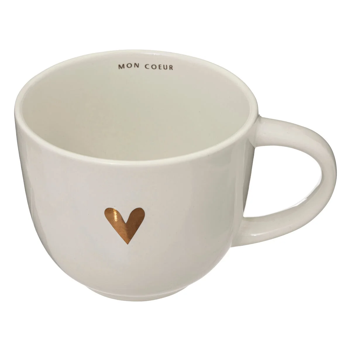 Caneca almoçadeira THE FLORAL branca 48cl by hôma, photo 1