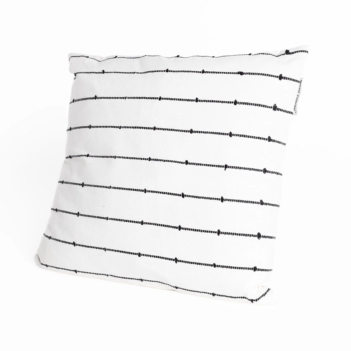 Almofada LINECHIC bege em algodão 45x45cm da hôma, fotografia 1