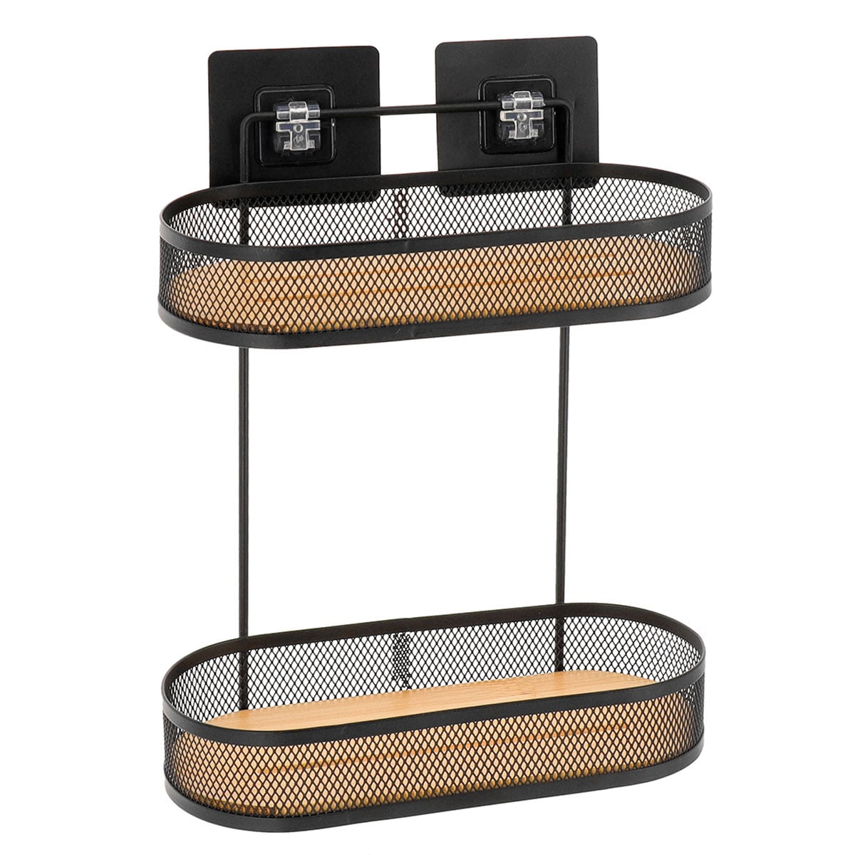 Suporte wc oval preto 11,5x25x34,5cm by hôma, photo 1