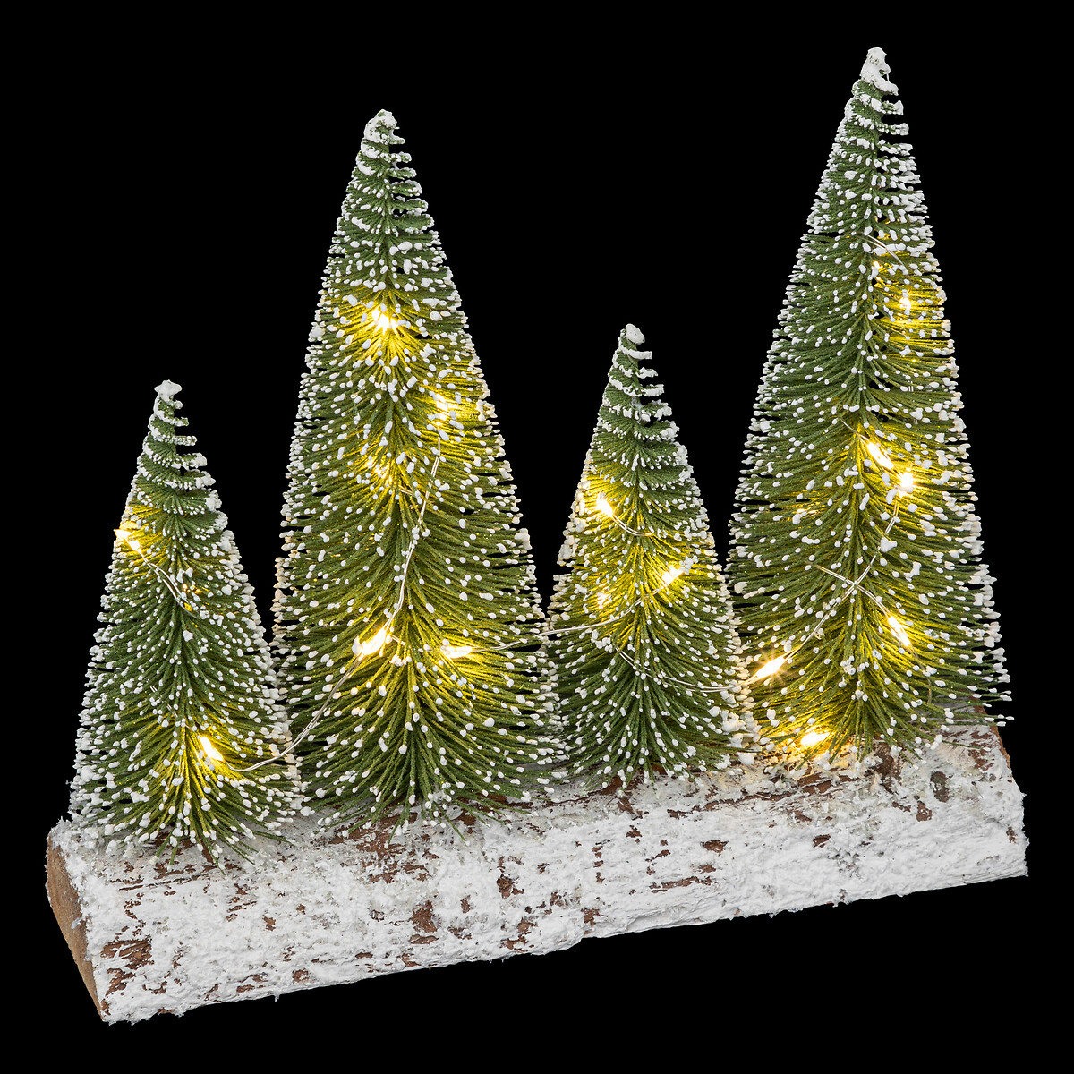 Tronco decorativo com 4 pinheiros 20 leds by hôma, photo 1