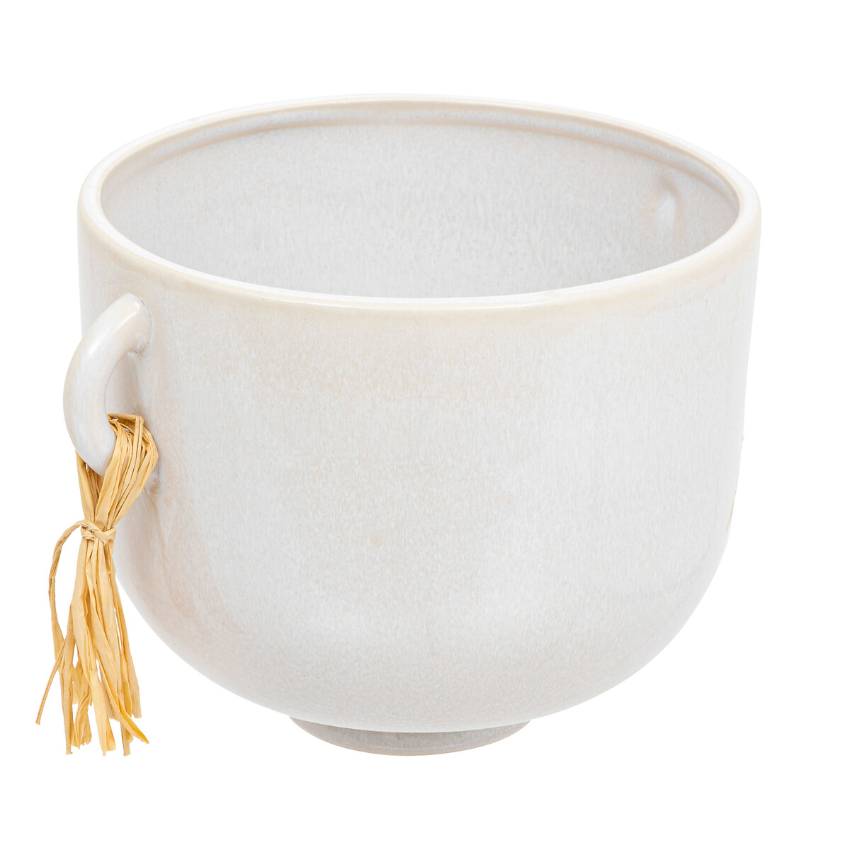 Vaso SOLEYA branco em cerâmica 18cm by hôma, photo 1