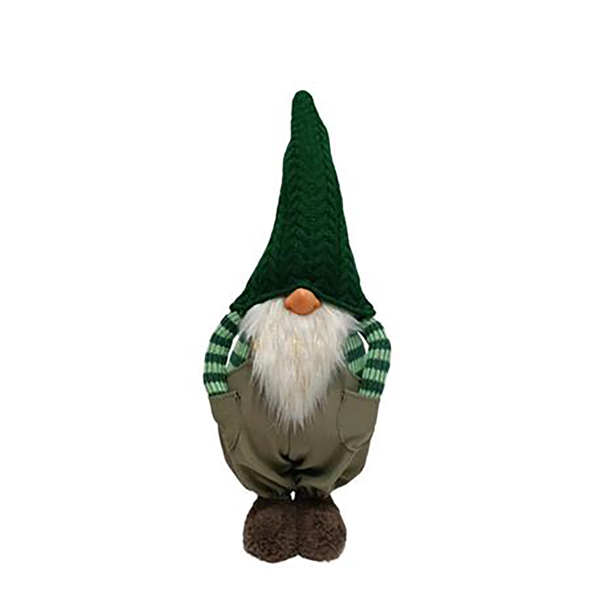 Gnomo com camisola riscas verde 61cm da hôma, fotografia 1