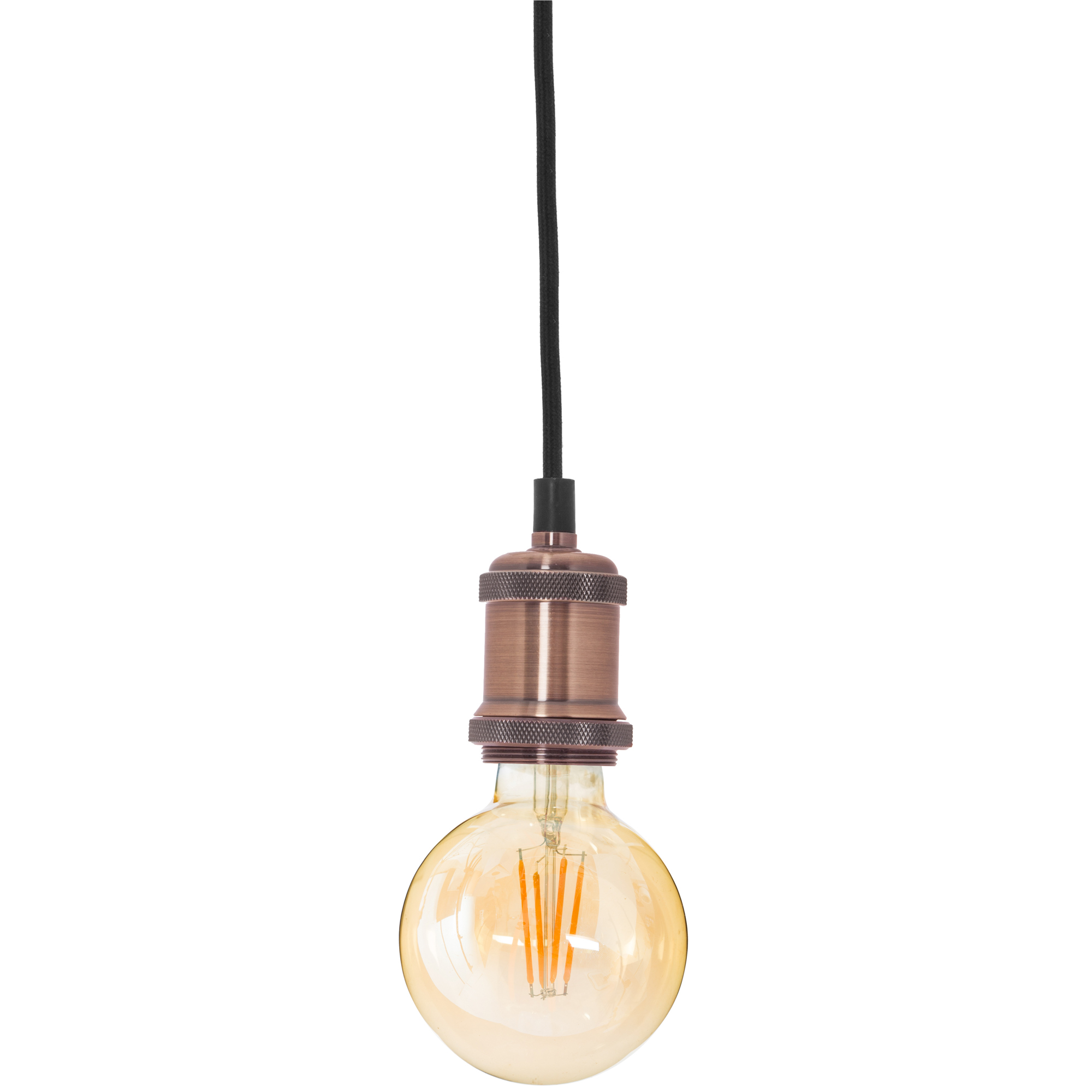 Candeeiro de teto decorativa em metal 136cm da hôma, fotografia 1