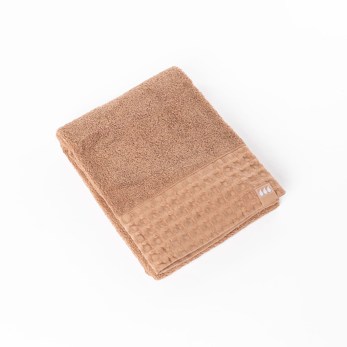 Toalha lençol de banho taupe 70x130cm da hôma, fotografia 1