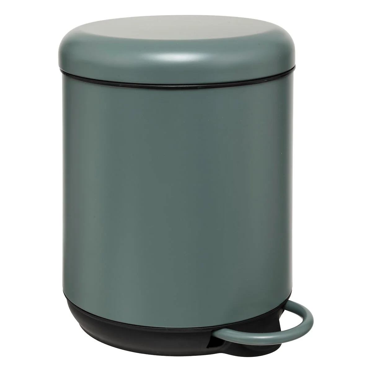 Balde wc com pedal e sistema soft close DUO verde 5l da hôma, fotografia 1