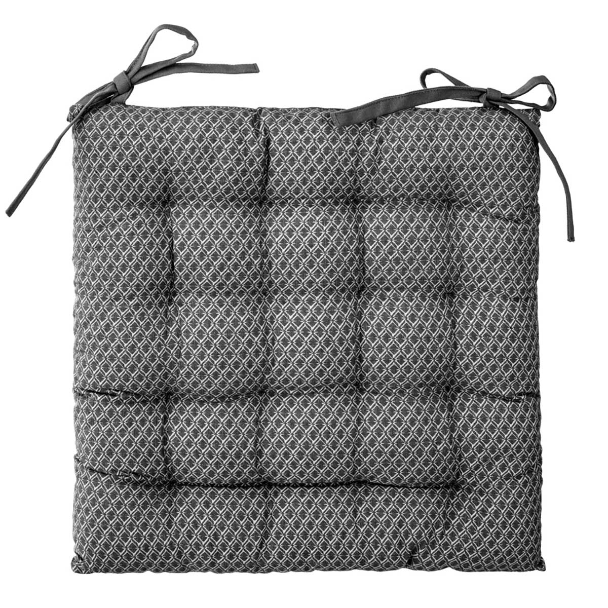 Coxim para cadeira OTTO cinza 38x38cm da hôma, fotografia 1