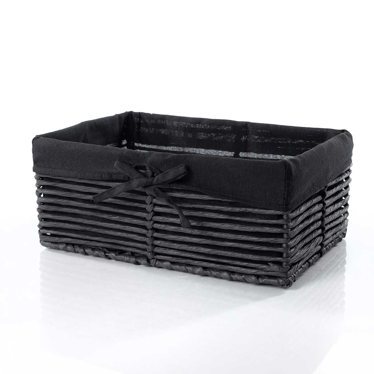 Cesto wc preto 27x39cm da hôma, fotografia 1