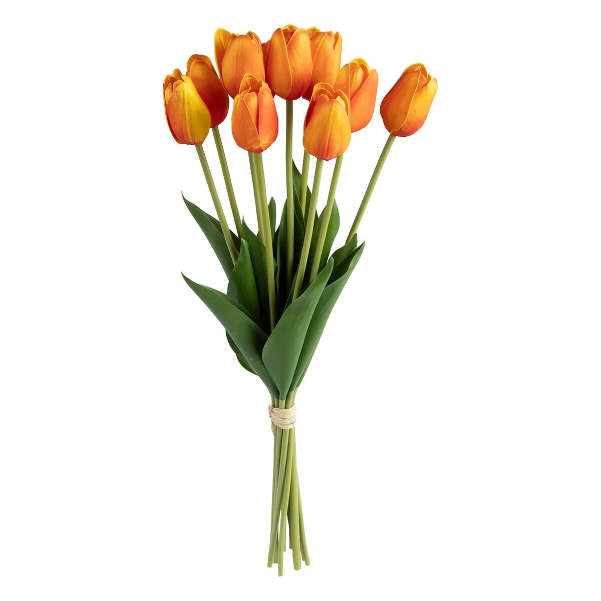 Bouquet com 10 tulipas laranja 48cm by hôma, photo 1