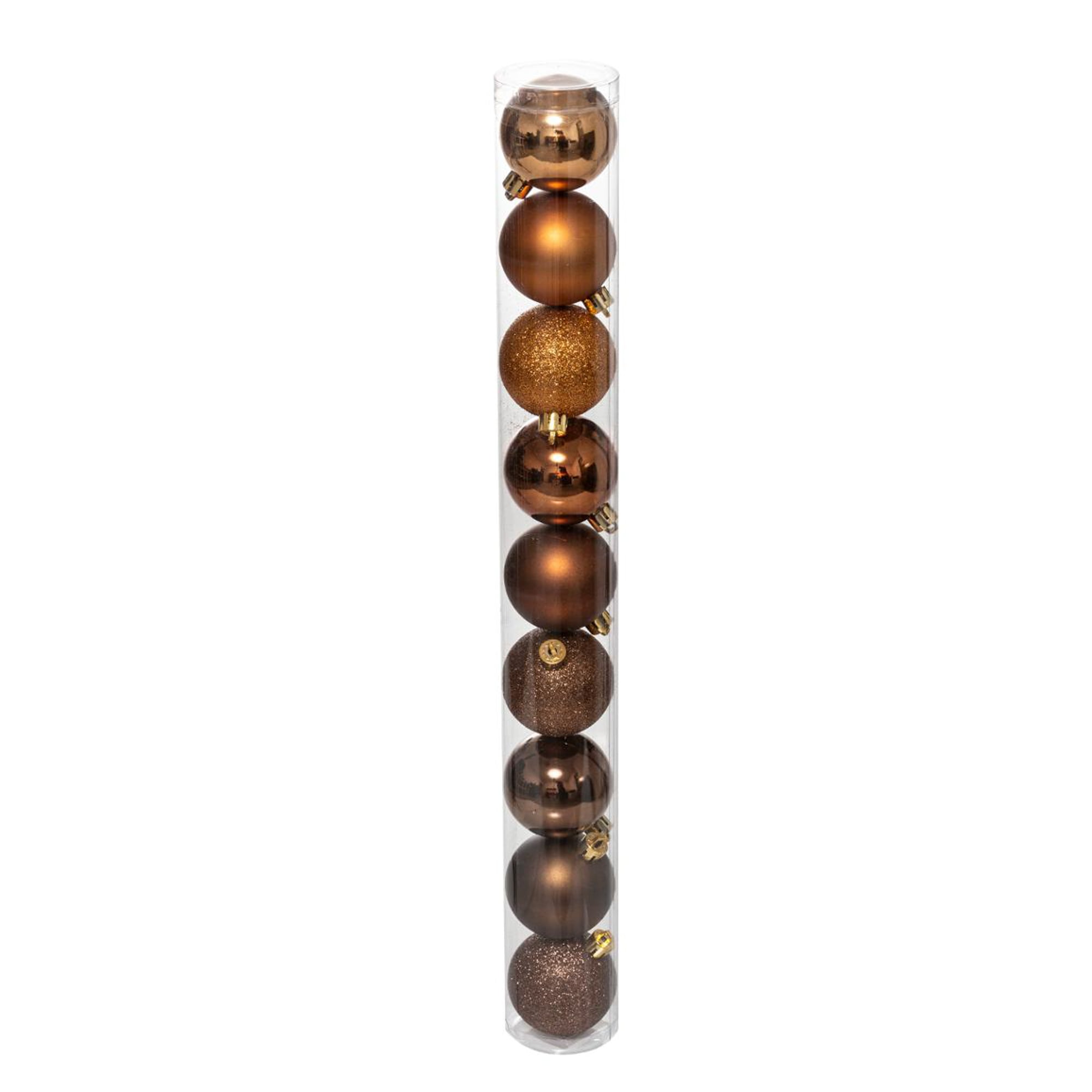 Conjunto de 9 bolas decorativas bronze da hôma, fotografia 1