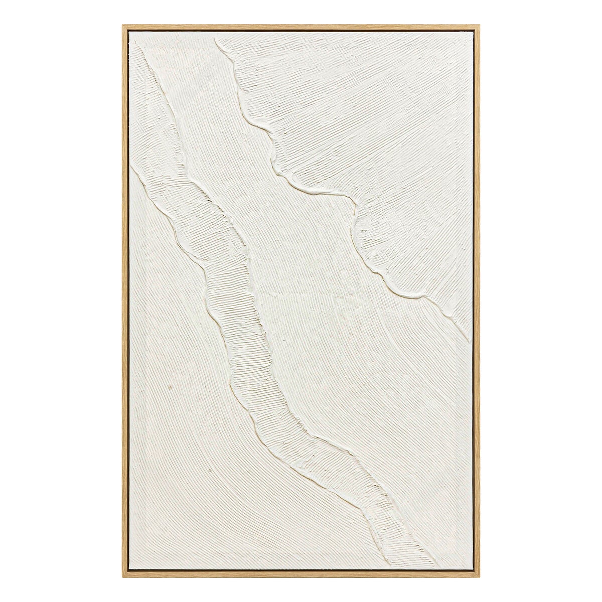 Quadro decorativo KOHANA com relevo branco by hôma, photo 1