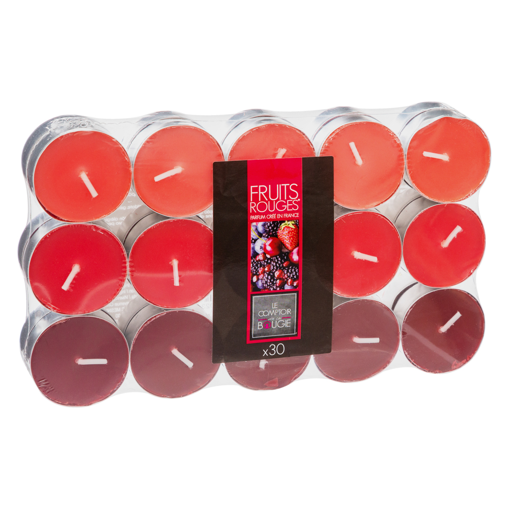 Conjunto de 30 velas tealights frutos vermelhos by hôma, photo 1