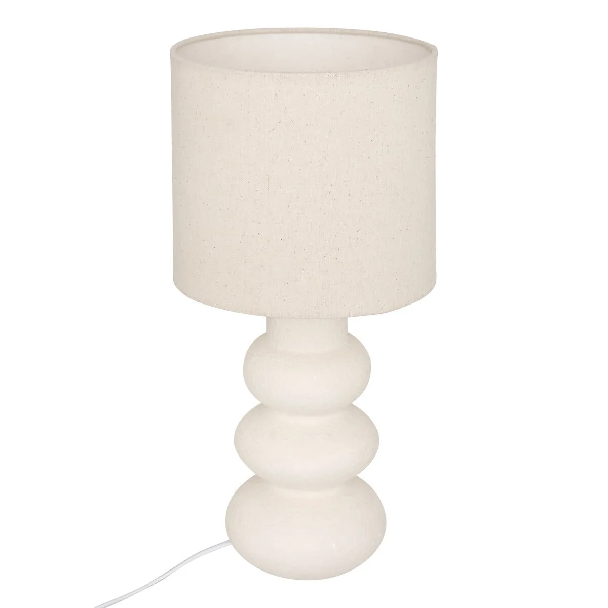 Candeeiro de mesa bege em cerâmica 42cm by hôma, photo 1