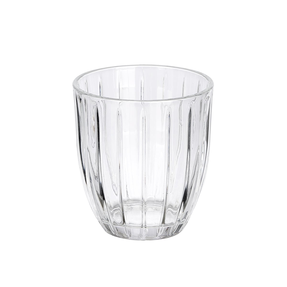 Copo de água riscas em vidro 350ml da hôma, fotografia 1