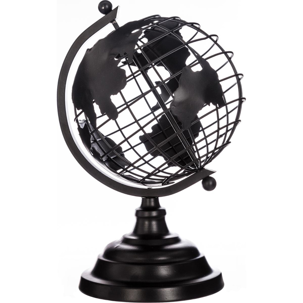 Globo decorativo preto em metal chic by hôma, photo 1