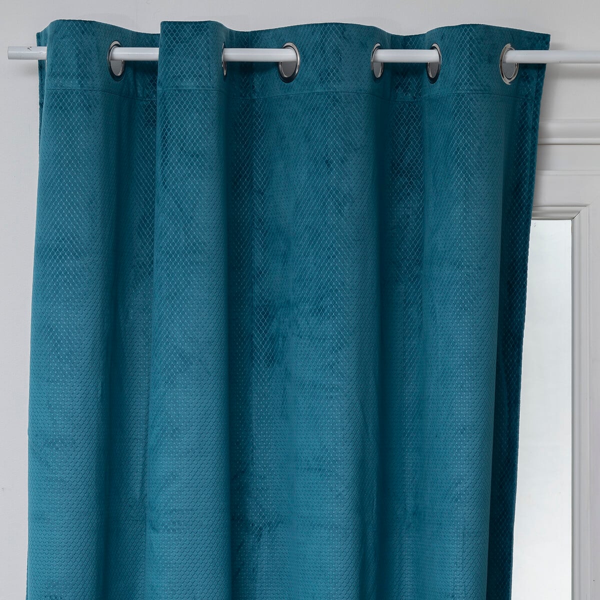 Cortina OTTO veludo azul 140x260cm by hôma, photo 1