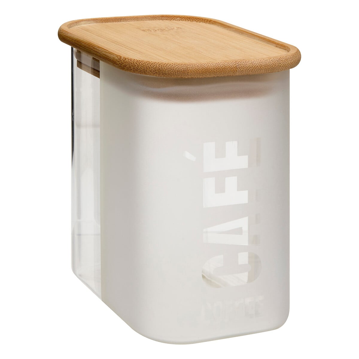 Frasco para café em vidro e bambu 0,72l da hôma, fotografia 1