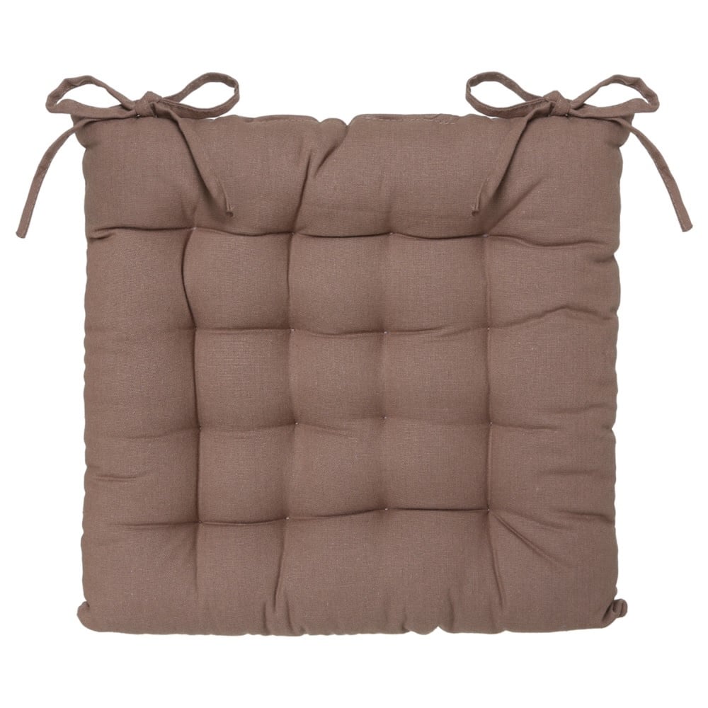 Coxim taupe em algodão 38x38cm by hôma, photo 1