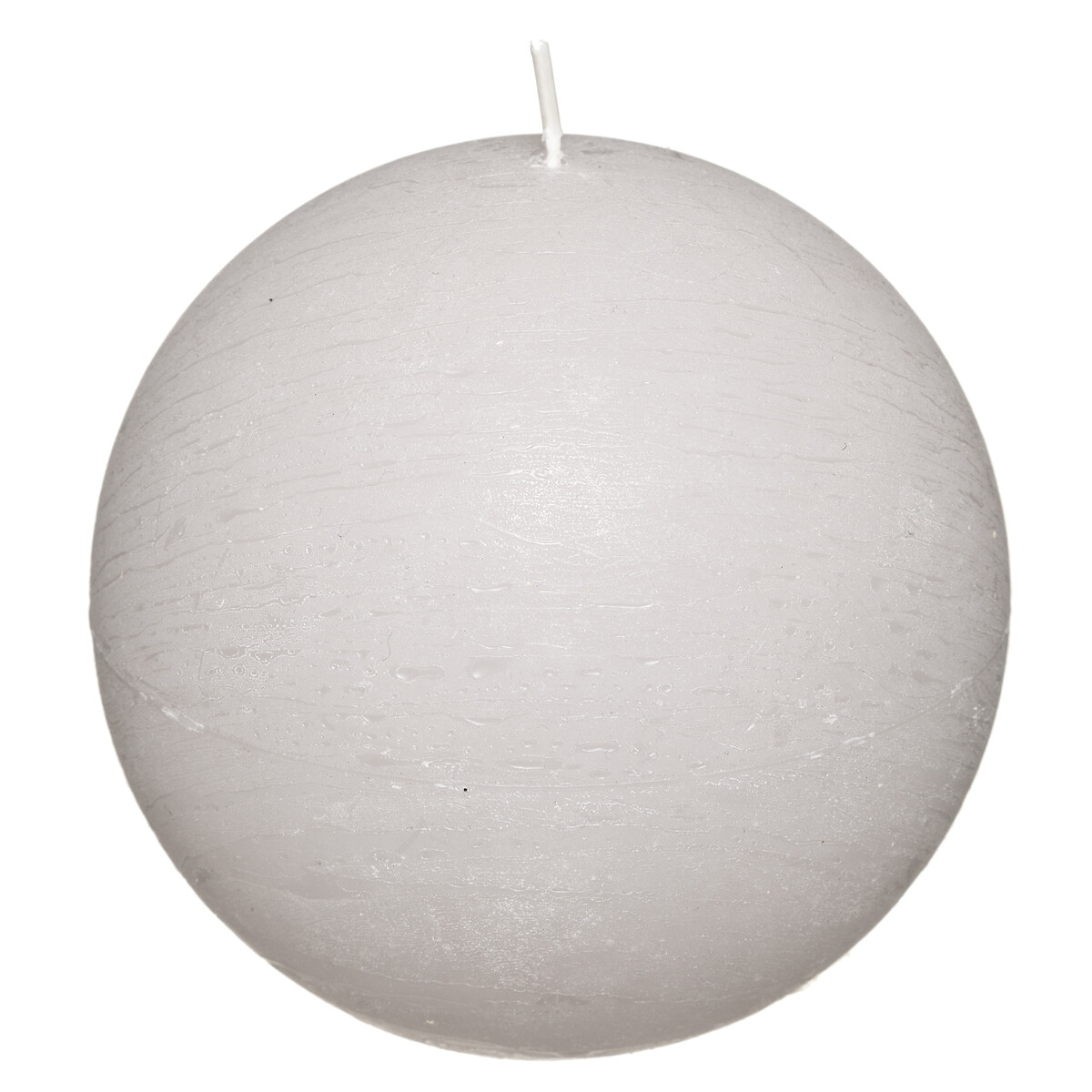 Vela bola rústica taupe 10cm da hôma, fotografia 1