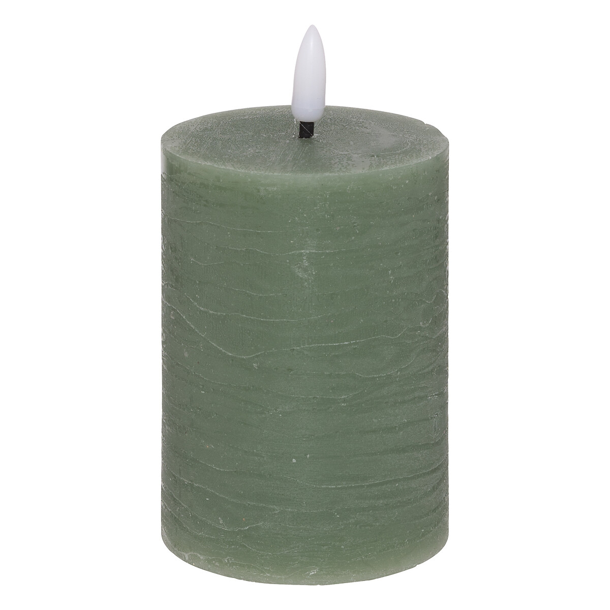 Vela led cilíndrica MOLIA verde escuro 12,5cm by hôma, photo 1
