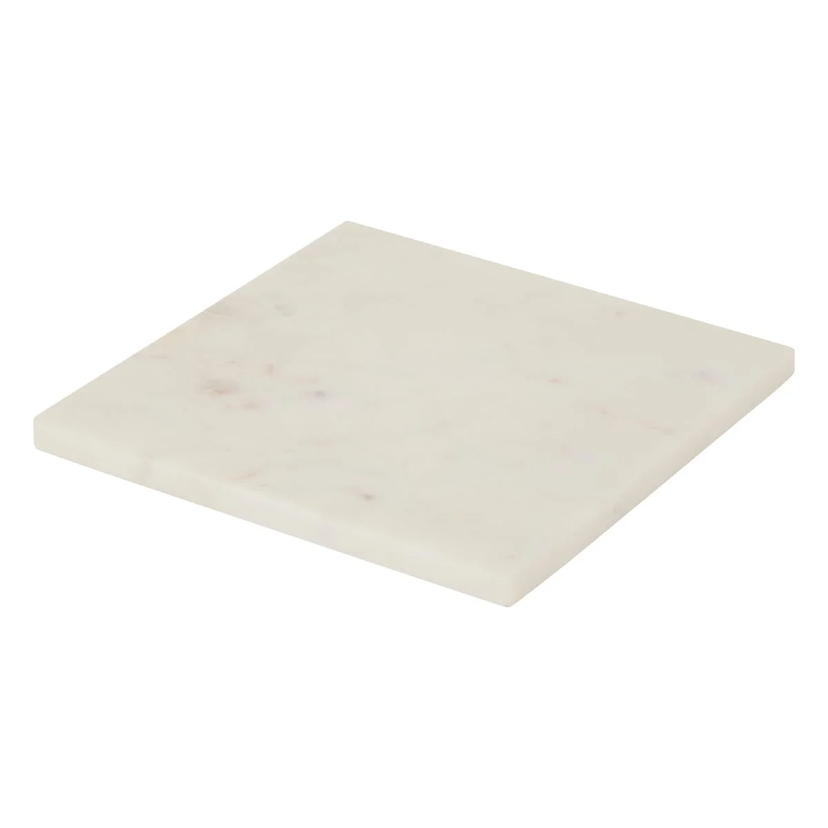 Base para quentes branco em mármore 19x19cm da hôma, fotografia 1