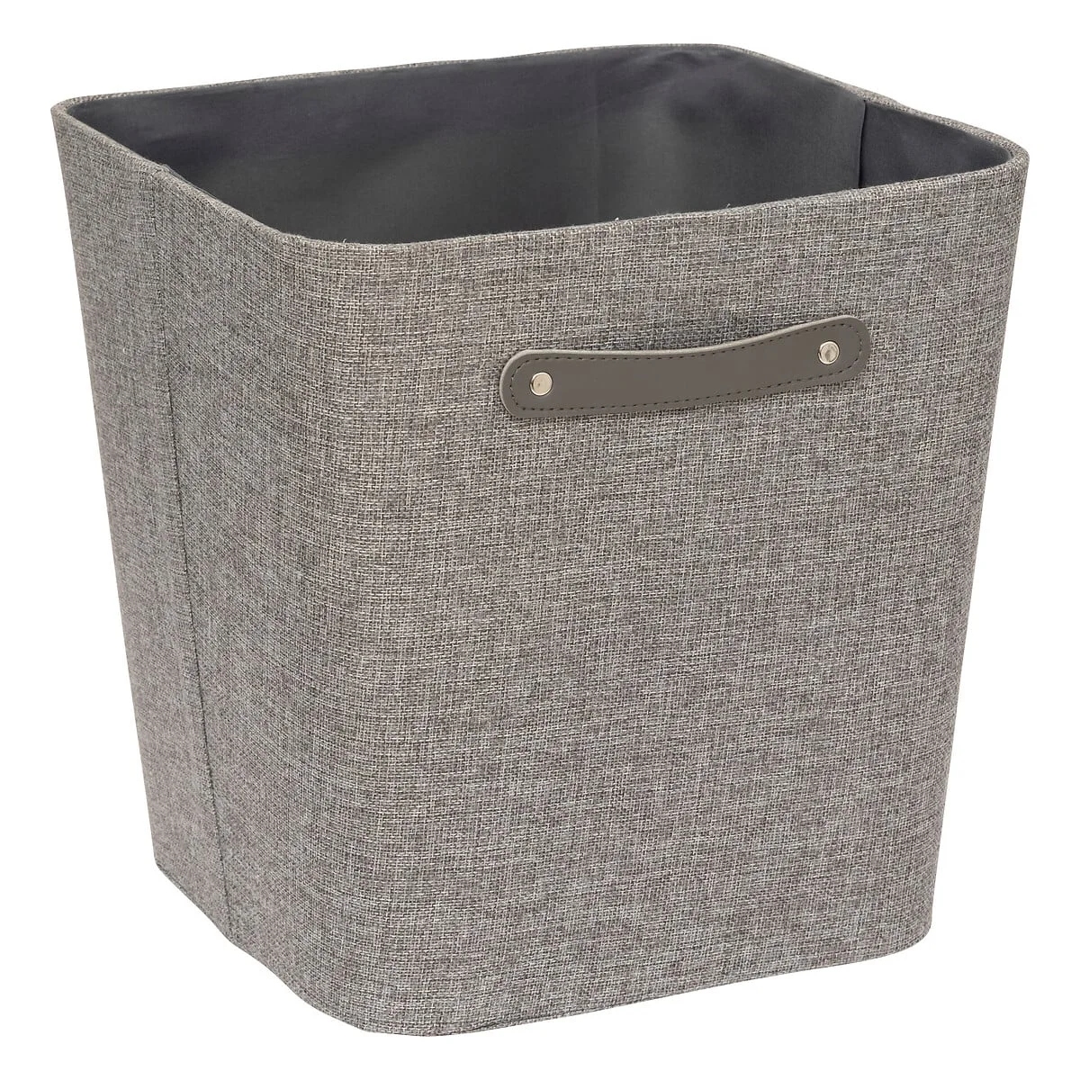 Caixa de arrumação ROUNDY cinza 31x31cm da hôma, fotografia 1