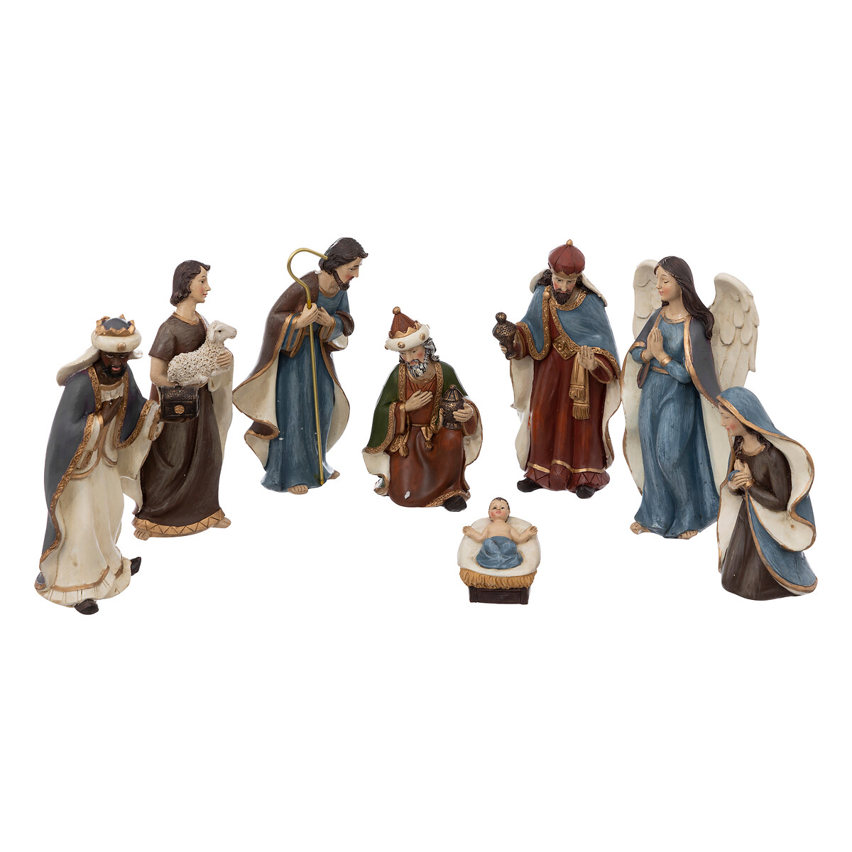Conjunto de 8 figuras para presépio em resina 16cm by hôma, photo 1