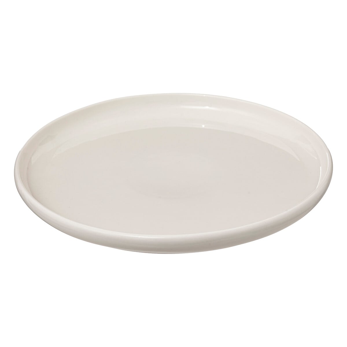 prato raso NORA branco em porcelana 27cm by hôma, photo 1