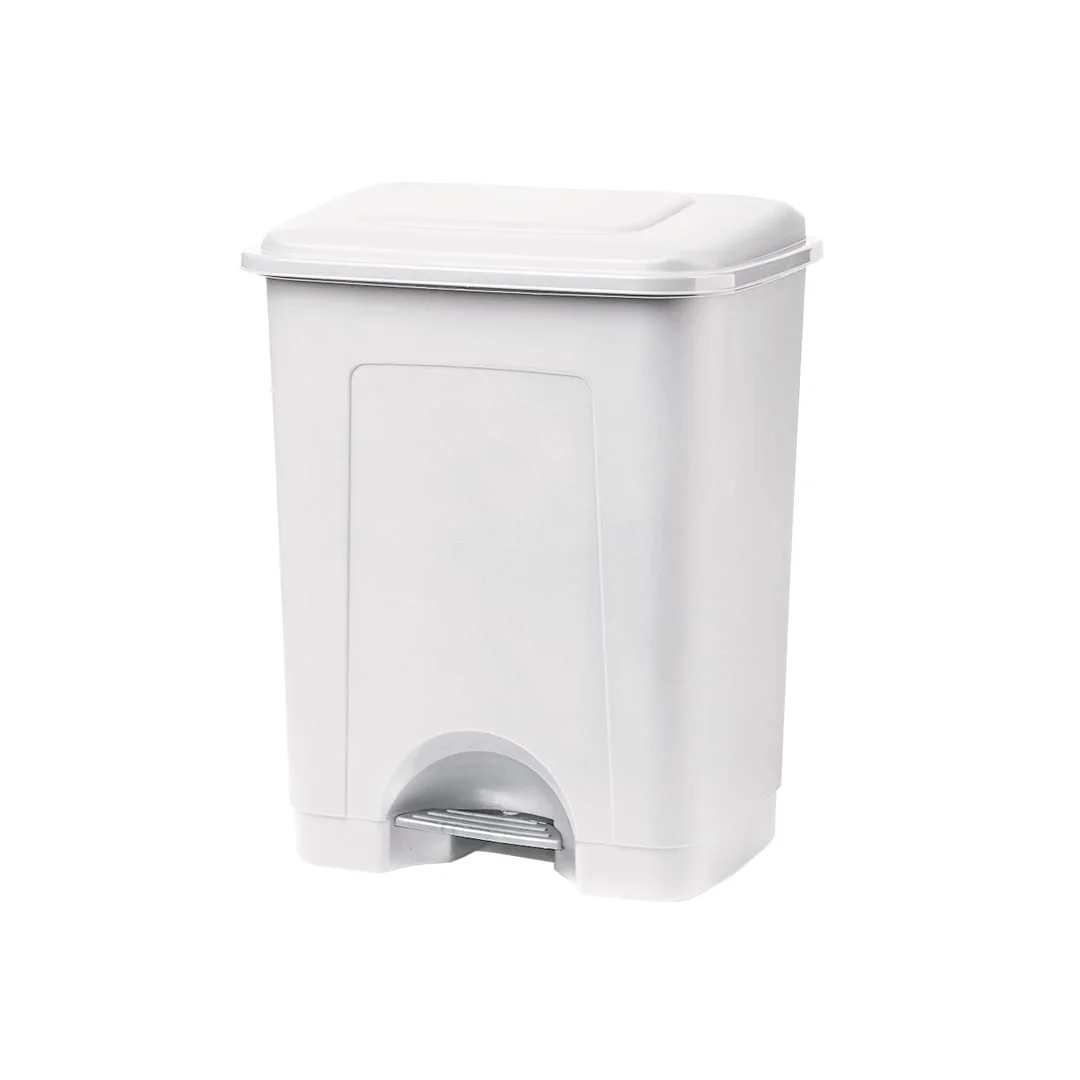 Balde branco com pedal 35l da hôma, fotografia 1