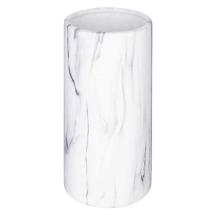 Jarra cilíndrica efeito mármore 20cm da hôma, fotografia 1