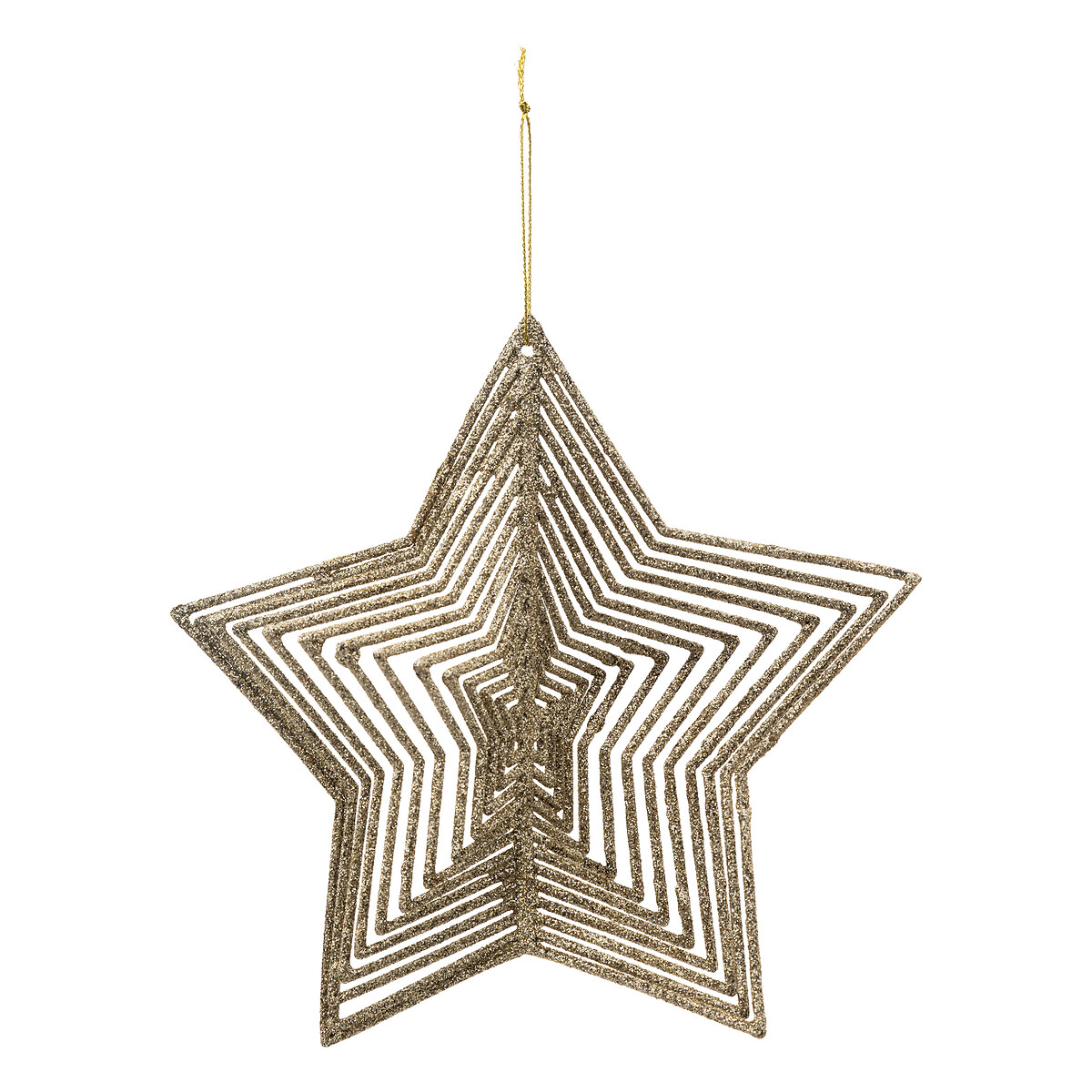 Estrela dourada 3d da hôma, fotografia 1