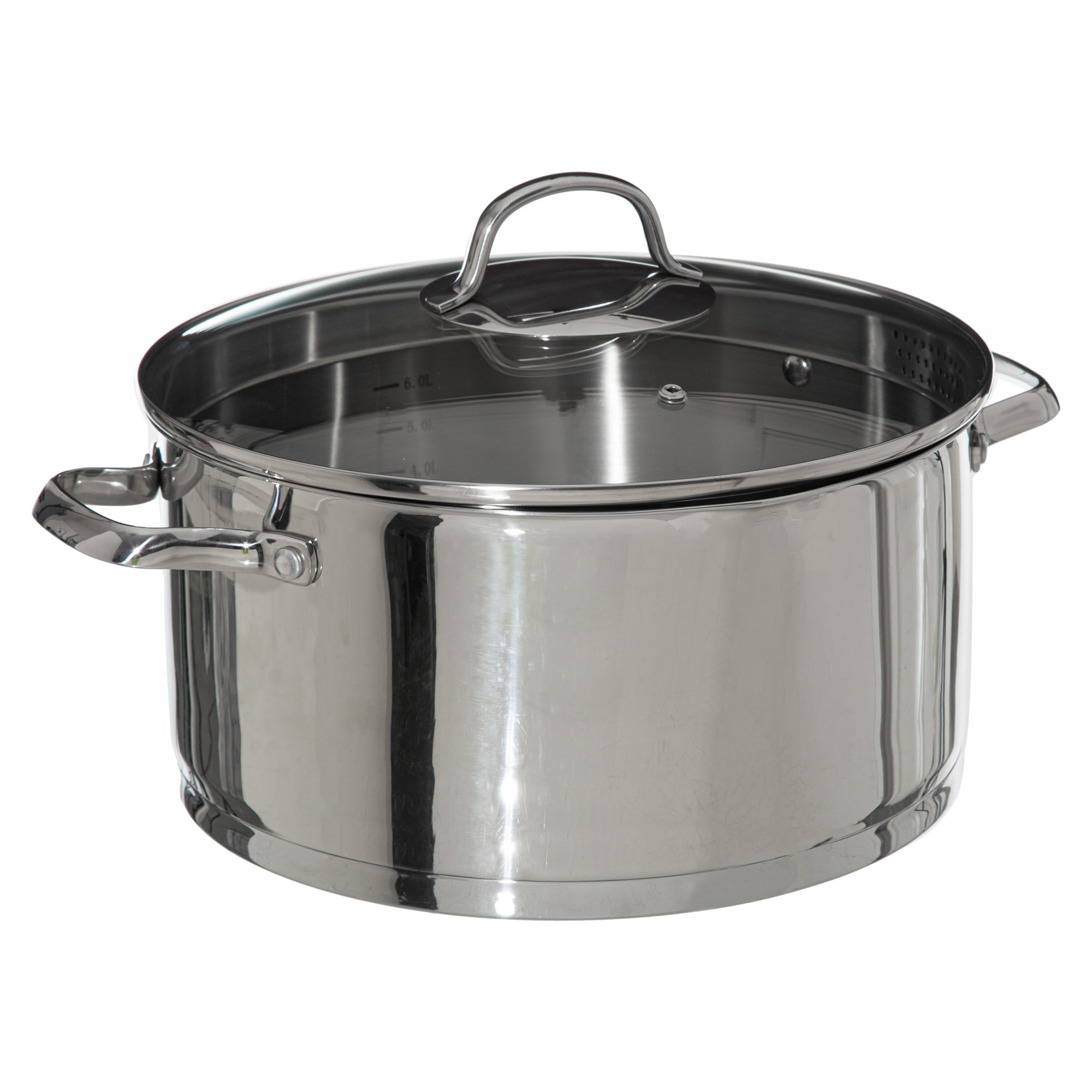 Panela Resilience Em Inox Com Tampa Em Vidro 24cm da hôma, fotografia 1