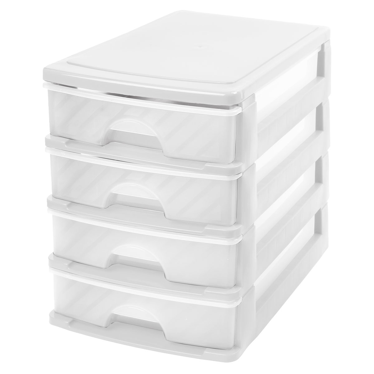 Módulo com 4 gavetas a4 branco da hôma, fotografia 1