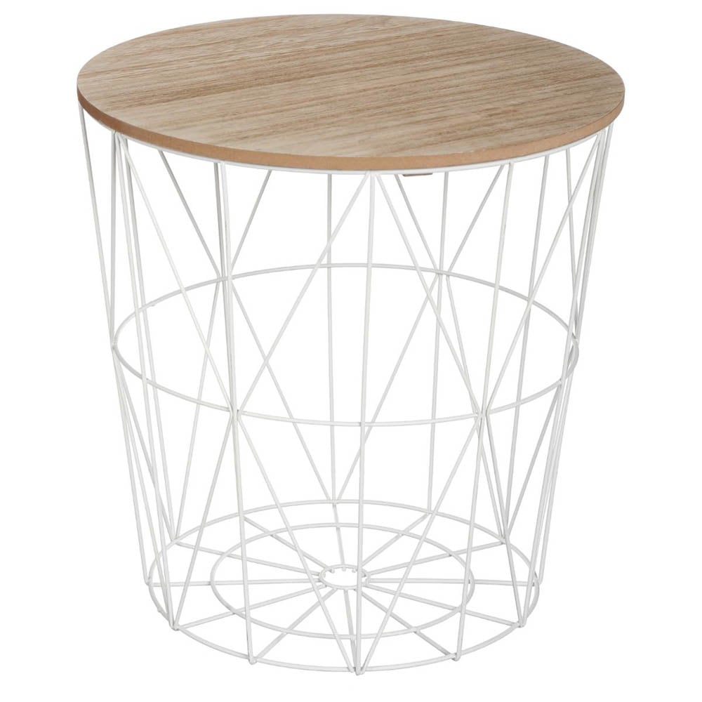 Mesa de apoio KUMI branca 41cm by hôma, photo 1