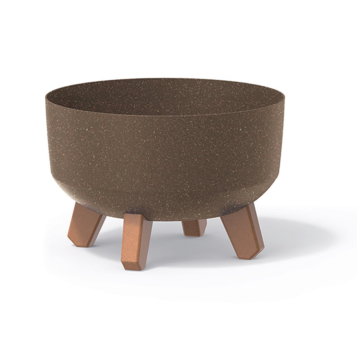 Vaso GRACIA low coffee eco wood 28,5cm by hôma, photo 1