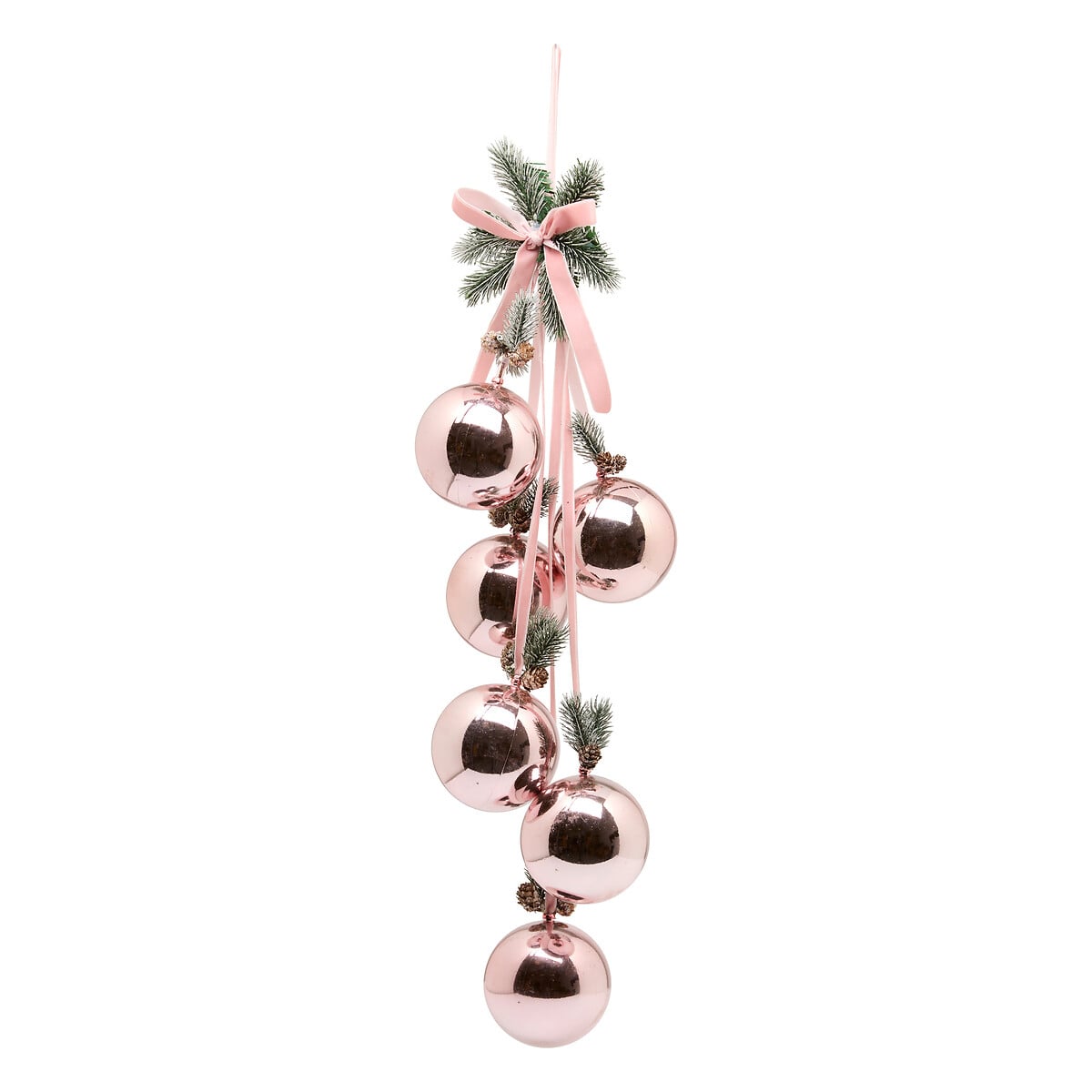 Pendurante de bolas rosa 70cm da hôma, fotografia 1