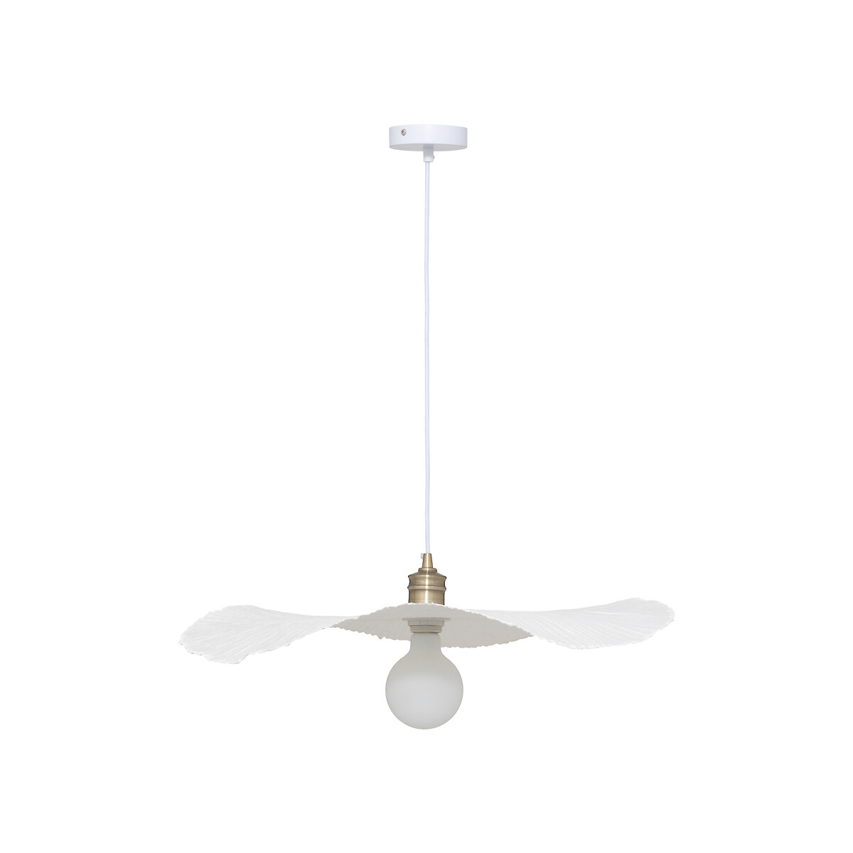 Candeeiro de teto TEHANI branco 57cm da hôma, fotografia 1