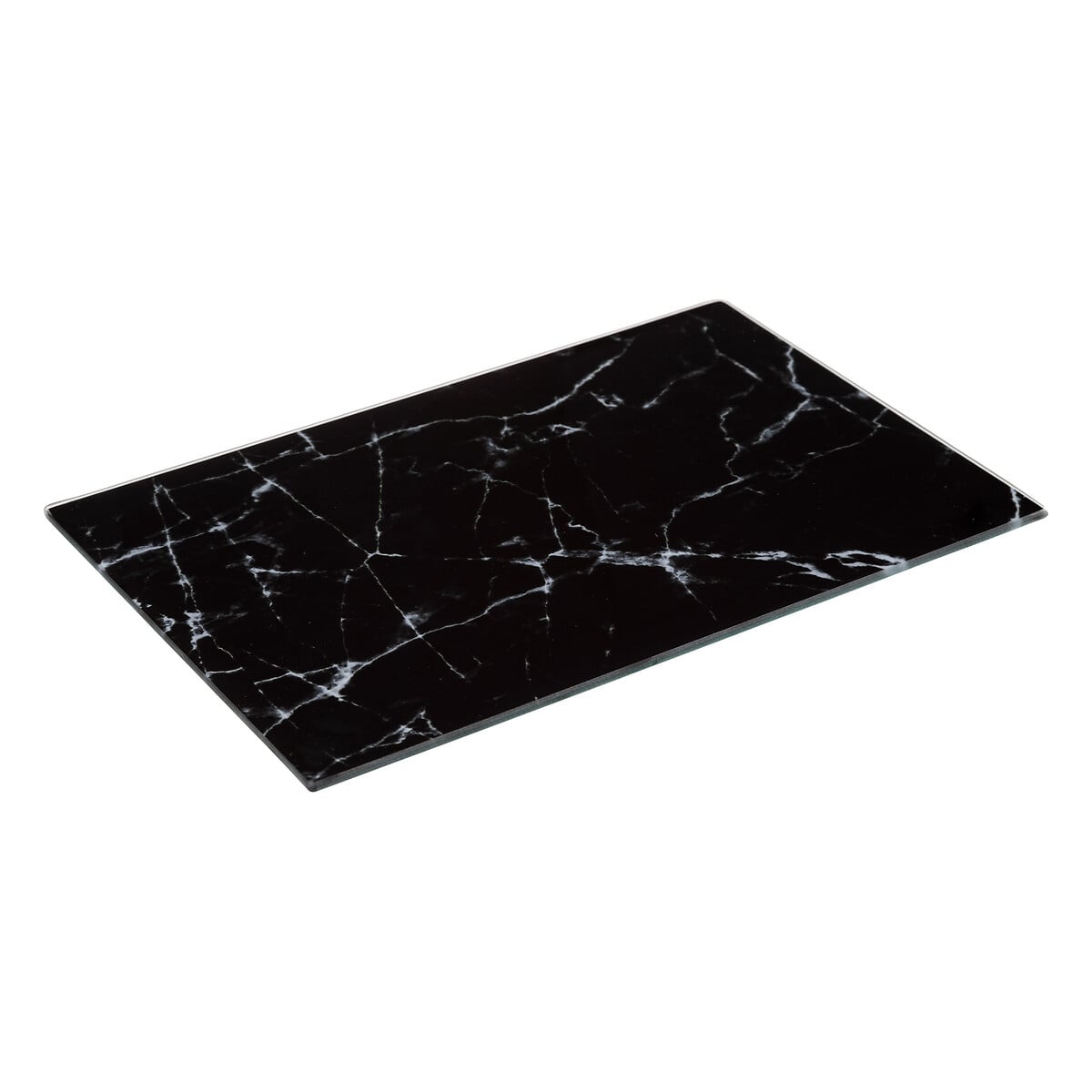 Tábua de cozinha decoração mármore em vidro 20x30cm da hôma, fotografia 1