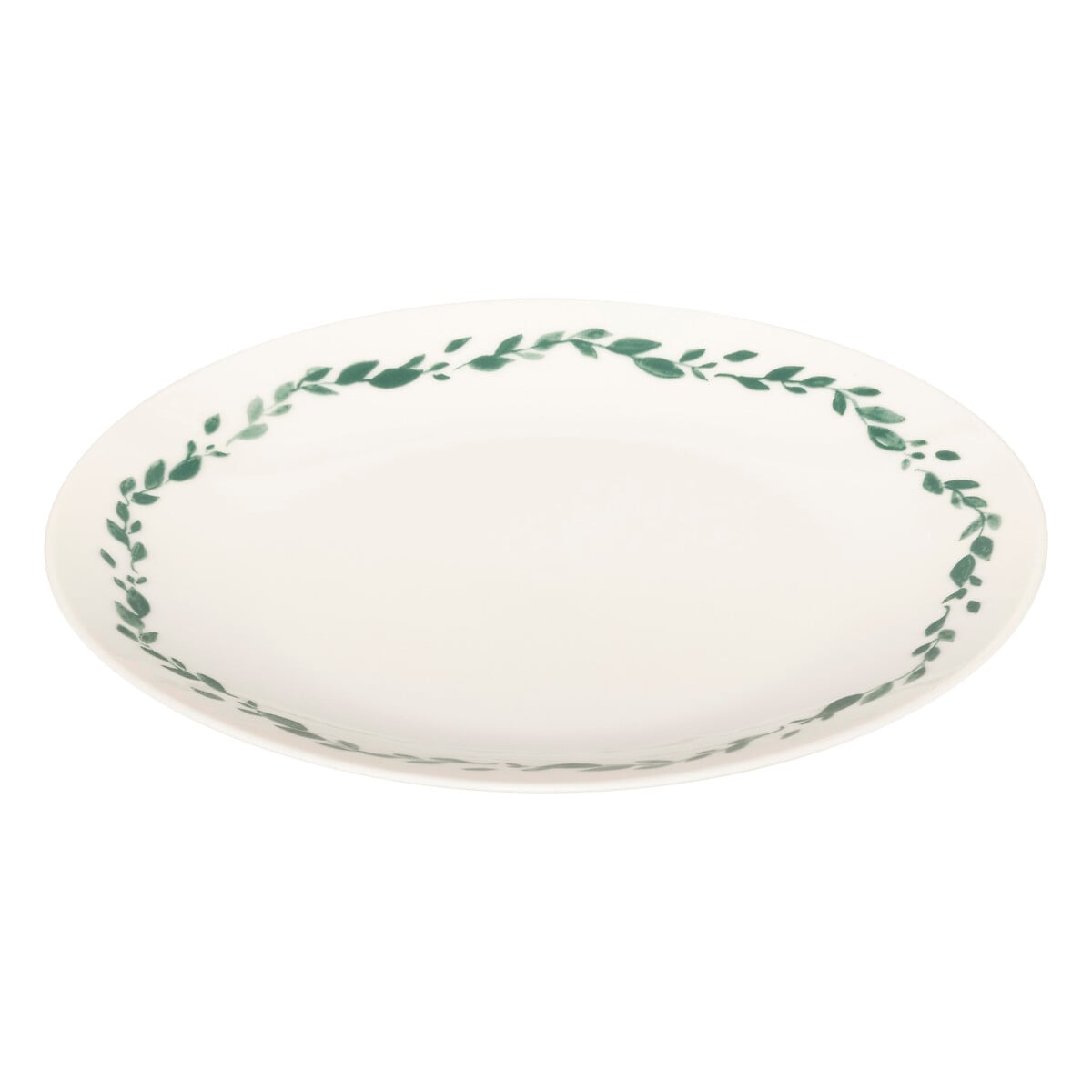 Prato sobremesa LAURIER branco 19cm da hôma, fotografia 1
