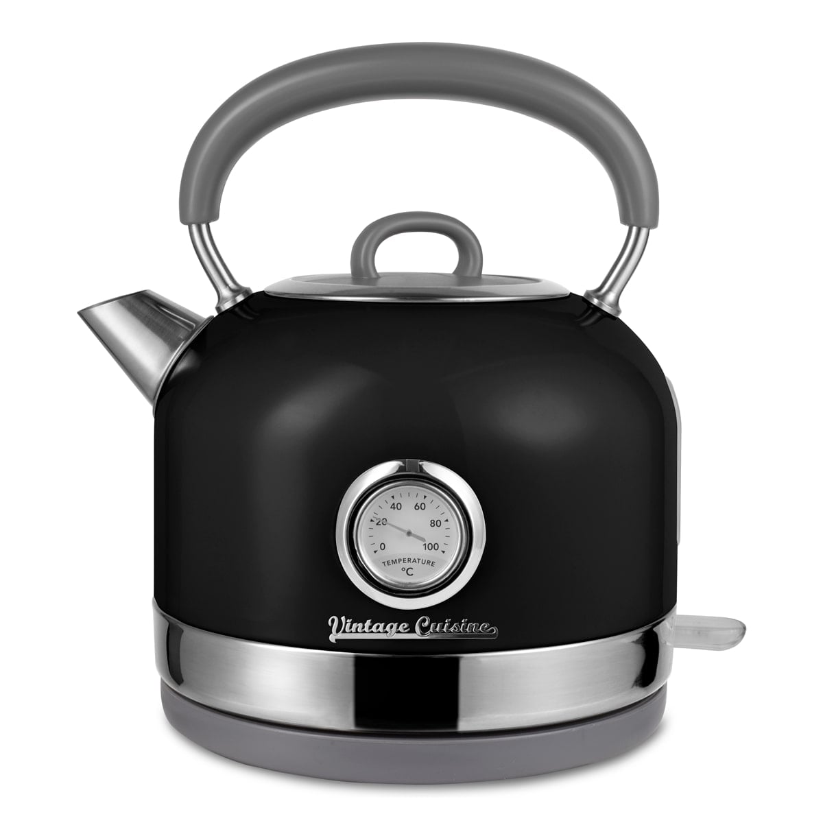 Chaleira elétrica VINTAGE CUISINE preta 2200w da hôma, fotografia 1