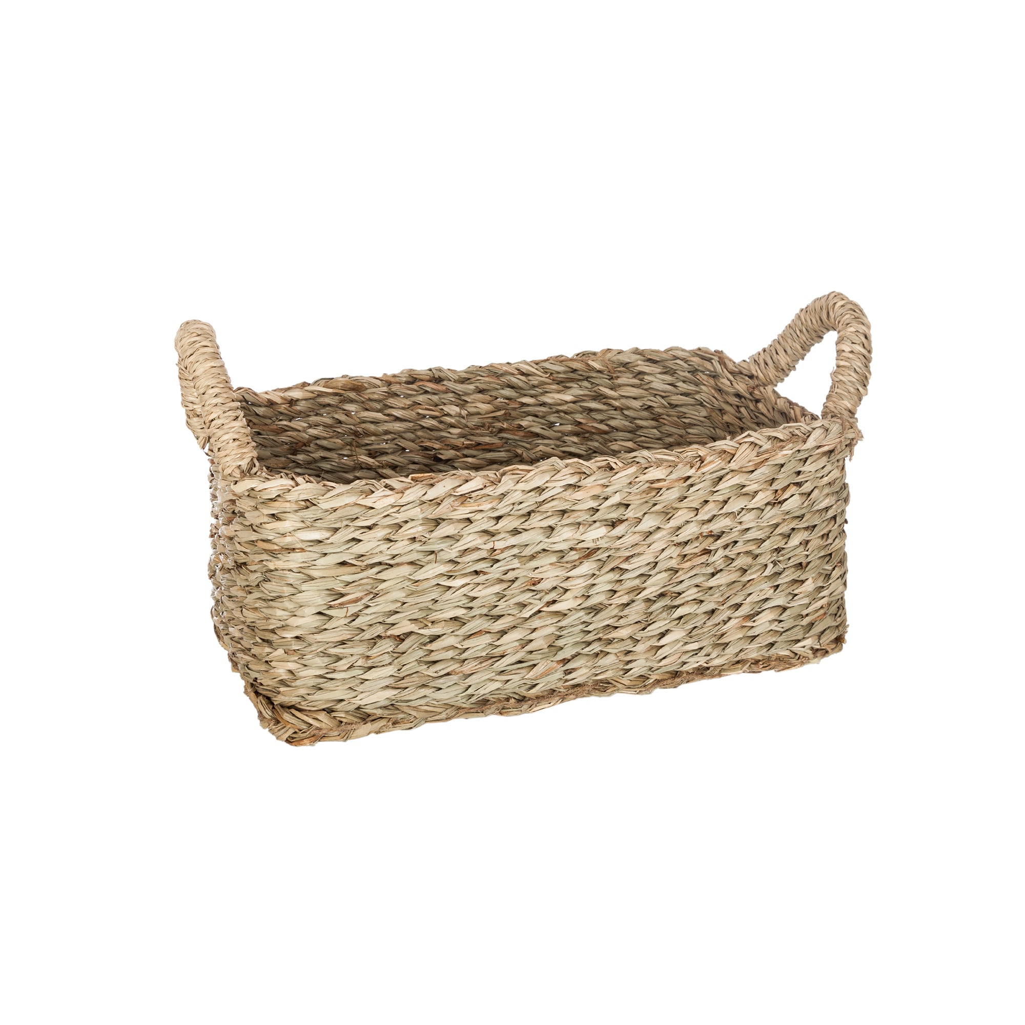 Cesto decorativo seagrass natural da hôma, fotografia 1