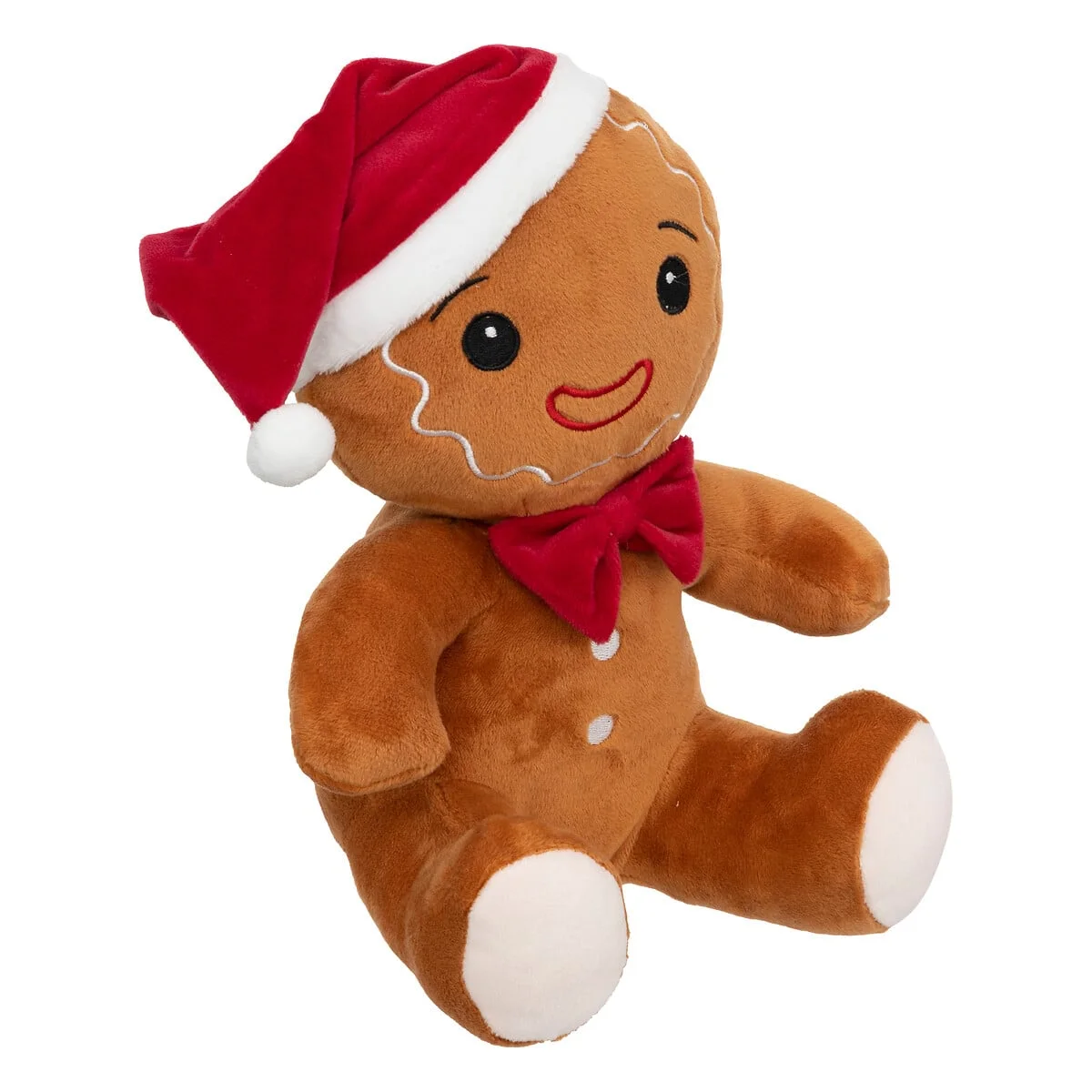 Boneco bolacha de gengibre castanho 25cm da hôma, fotografia 1