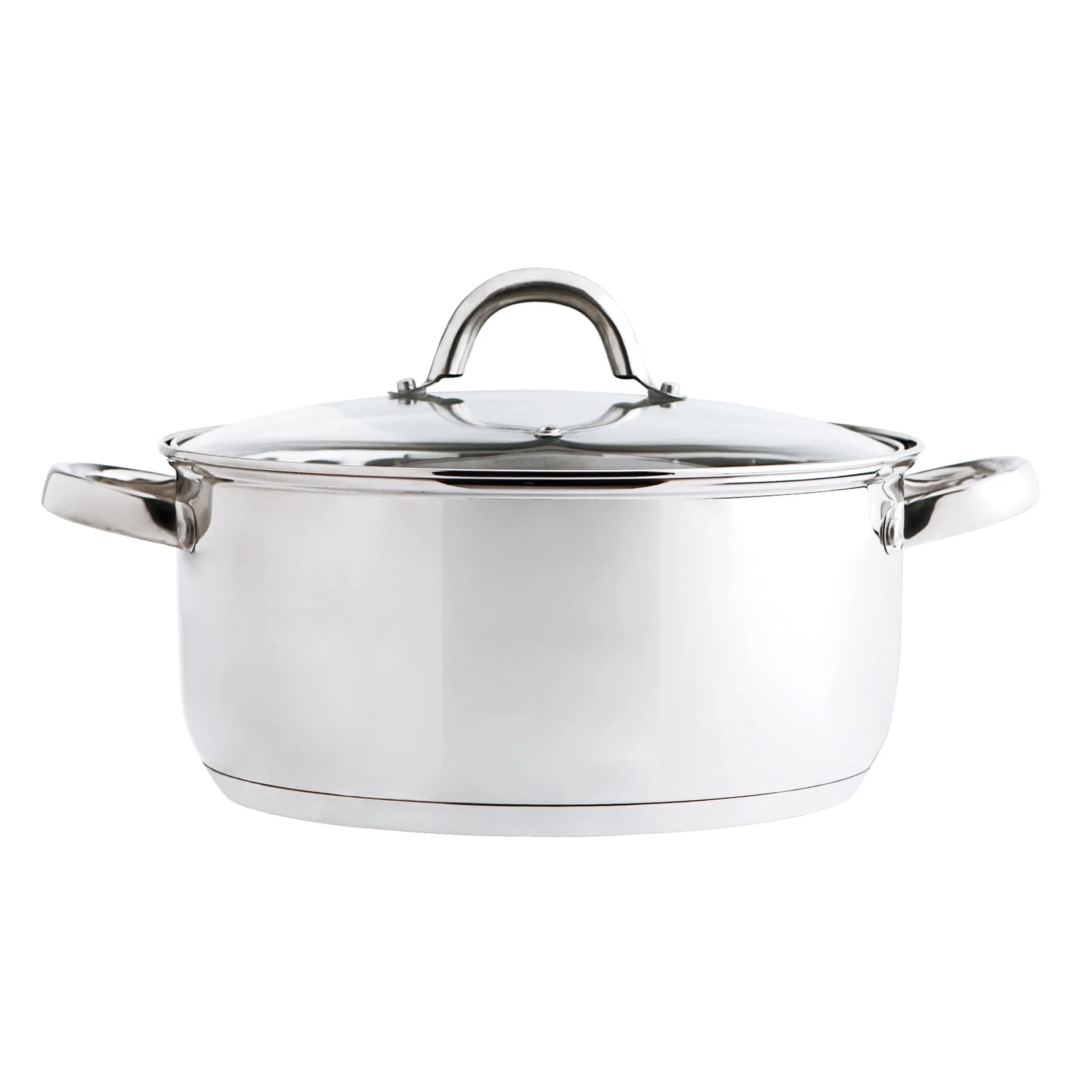 Caçarola em inox com tampa vidro 26cm by hôma, photo 1
