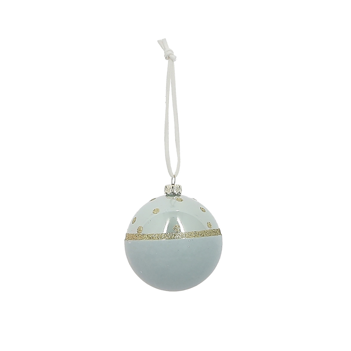 Bola com pontos azul e dourada 6cm by hôma, photo 1