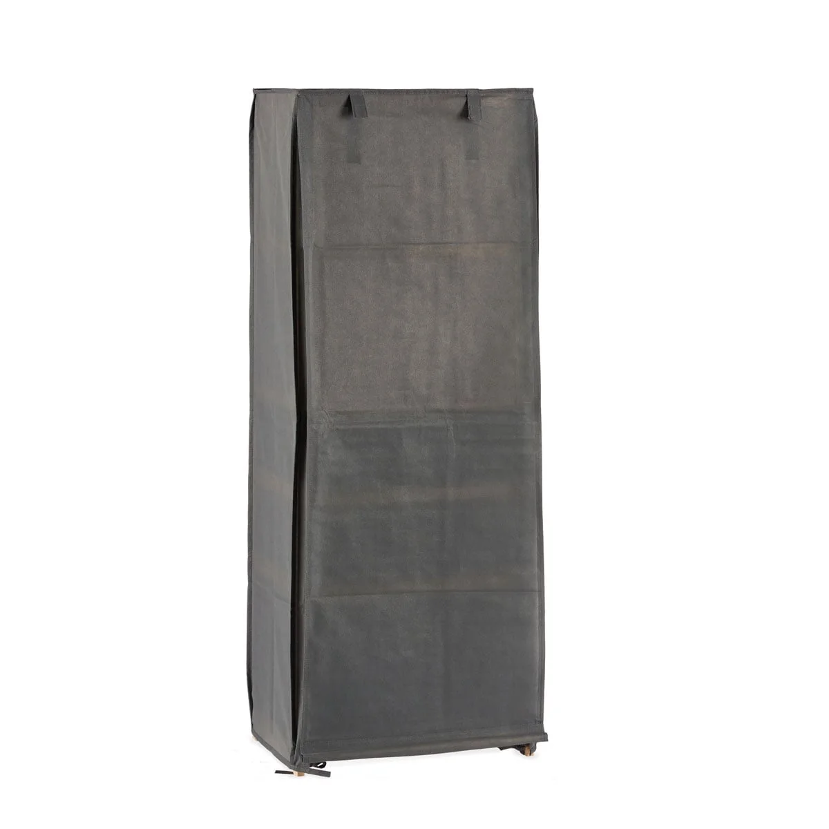 Armário de arrumação com 3 gavetas cinza em tecido 113cm by hôma, photo 1