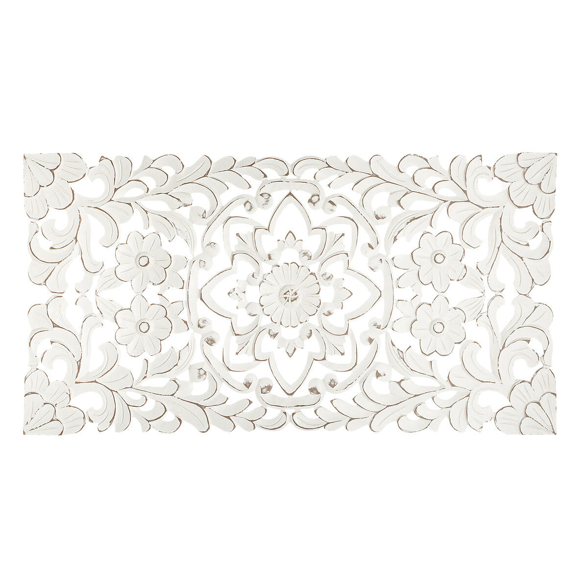 Painel decorativo FANNY branco esculpido em mdf 45x85cm by hôma, photo 1