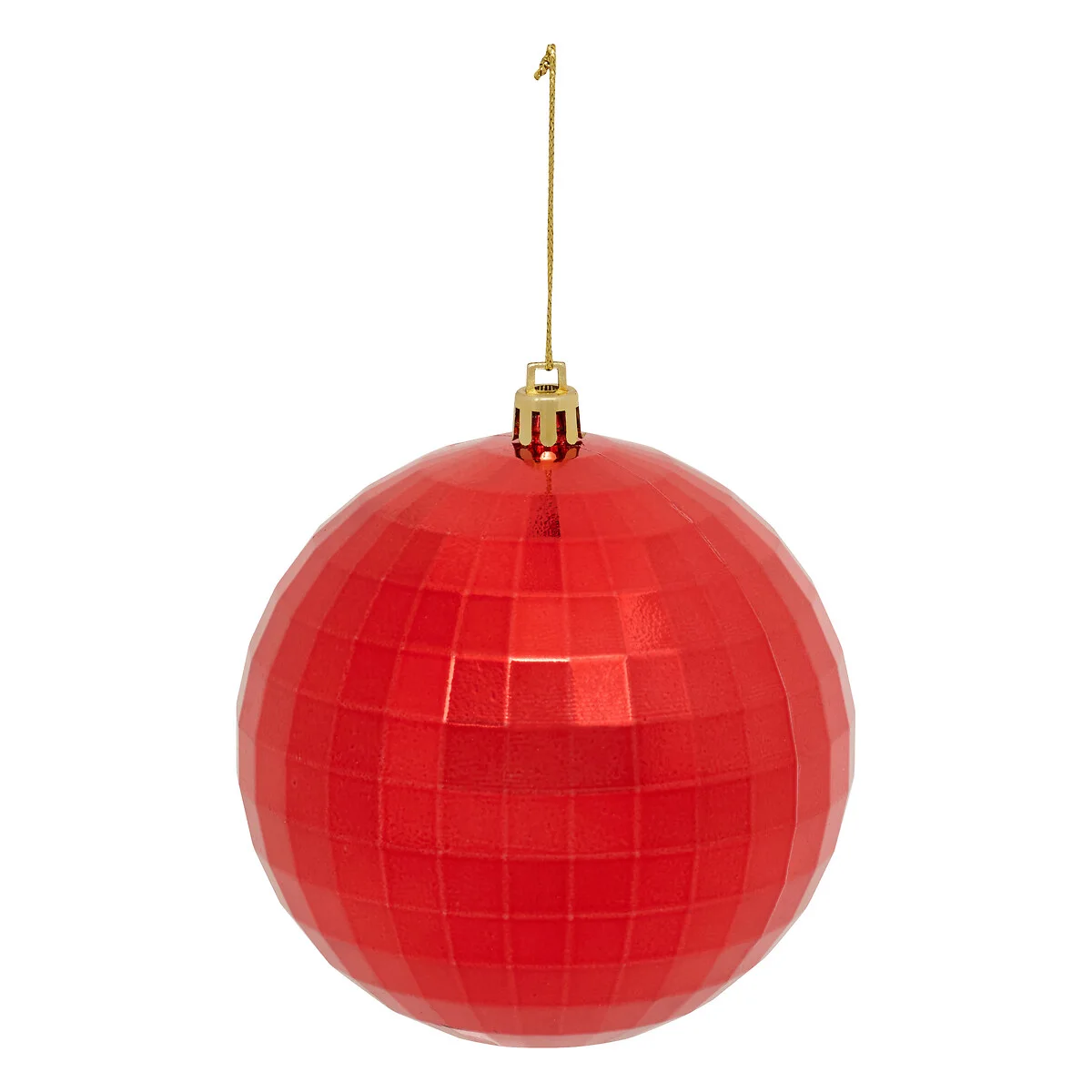 Bola de natal espelhos vermelho 10cm da hôma, fotografia 1