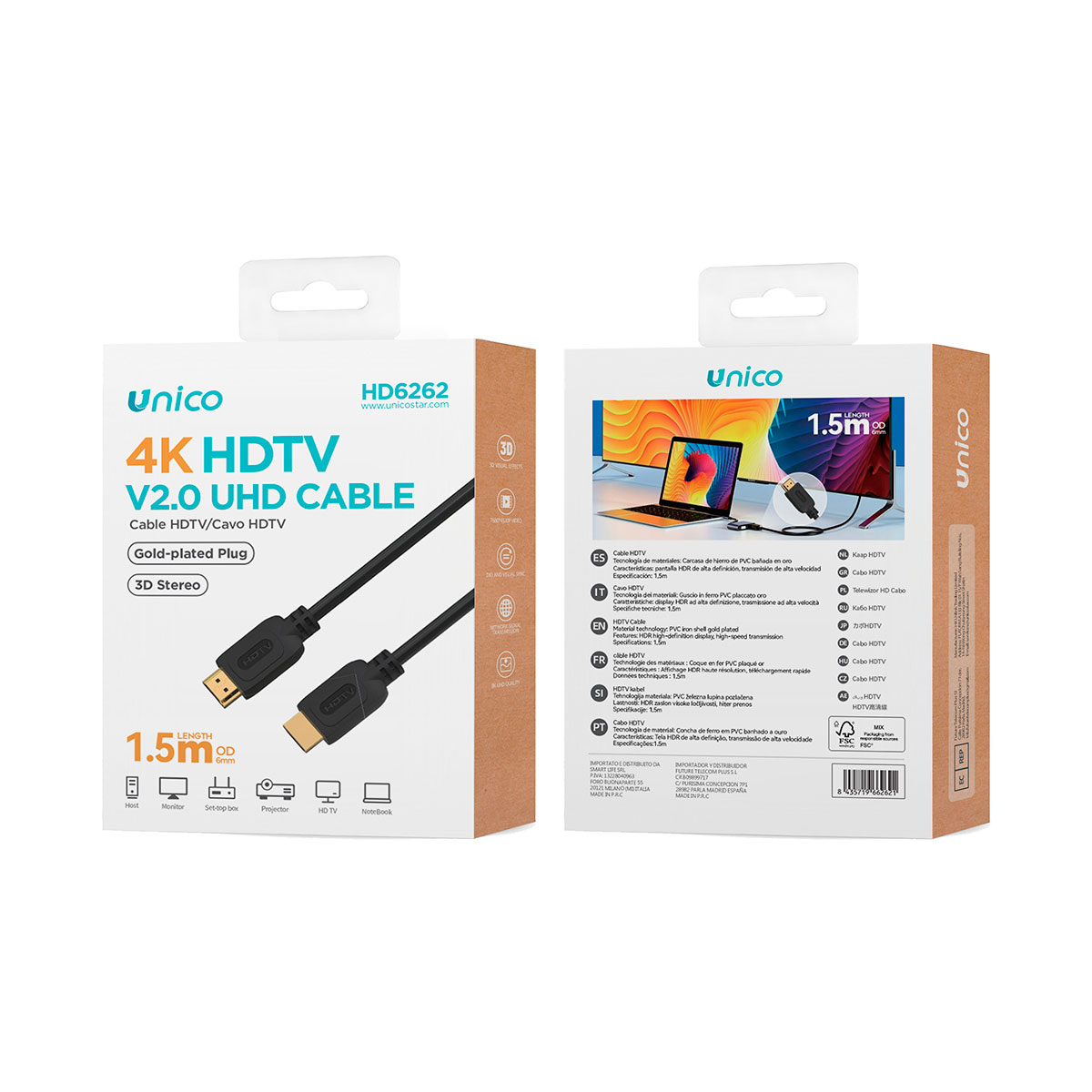 Cabo HDMI 4K Preto by hôma, photo 1