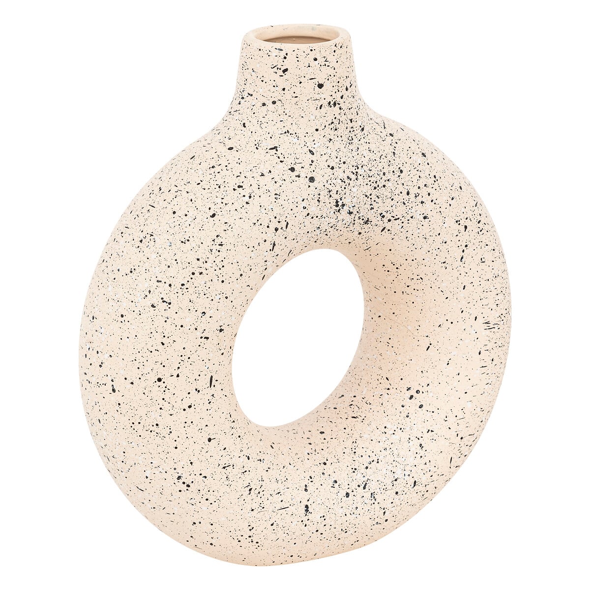 Jarra de cerâmica branca com pontos pretos 30cm by hôma, photo 1